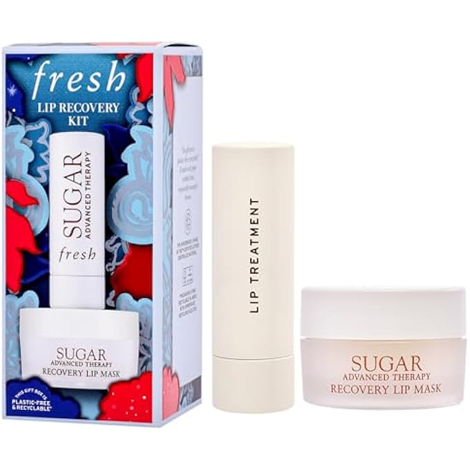 Fresh LIP RECOVERY KIT BY FOR WOMEN - 2 PC 0.35OZ SUGAR ADVANCED THERAPY LIP MASK, 0.15OZ SUGAR ADVANCED THERAPY LIP TREATMENT - Image 4